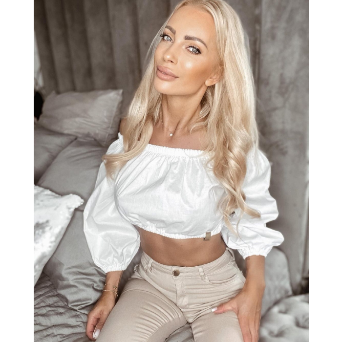 BLUZKA HOT TOP WHITE