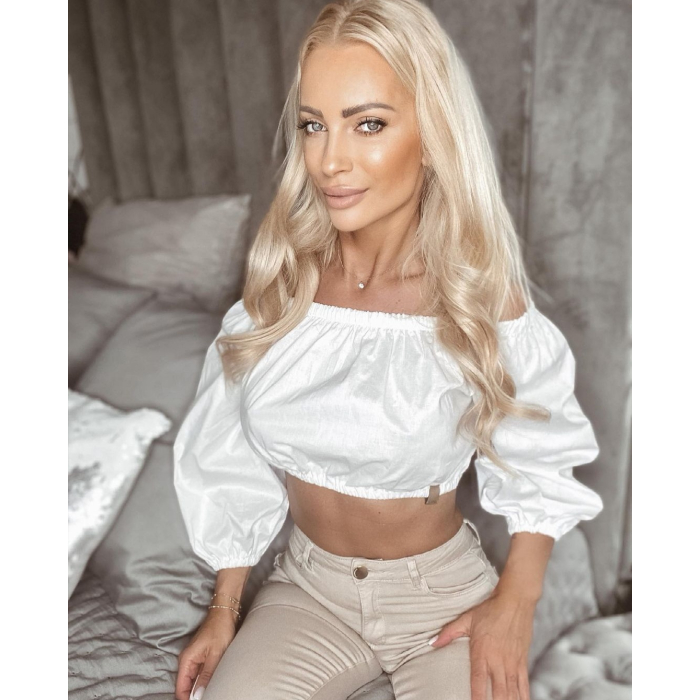 BLUZKA HOT TOP WHITE