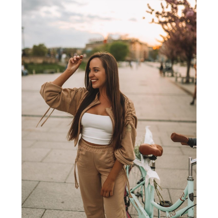 BLUZA FOLDS BEŻ