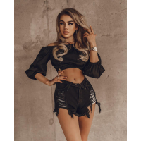 BLUZKA HOT TOP BLACK