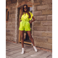 KOMBINEZON OMBRE NEON GREEN - NEON LIME