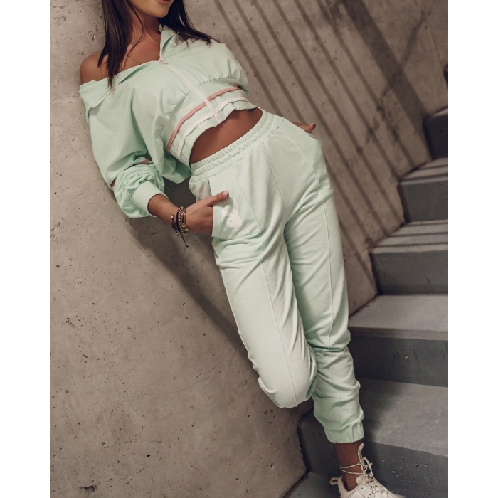 KOMPLET DRES BUNNY SET MIĘTA