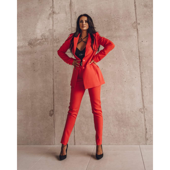 KOMPLET GARNITUR LUXURY SUIT NEON ORANGE