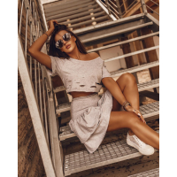 KOMPLET SUMMER GIRLS GRAY
