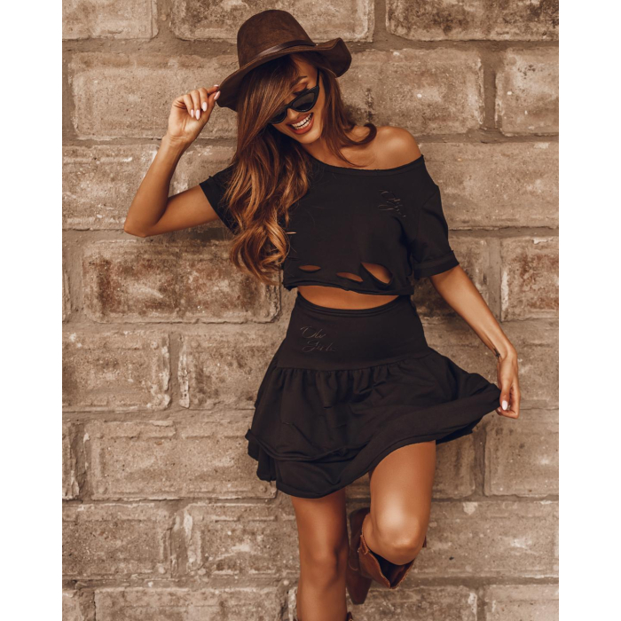 KOMPLET SUMMER GIRLS BLACK