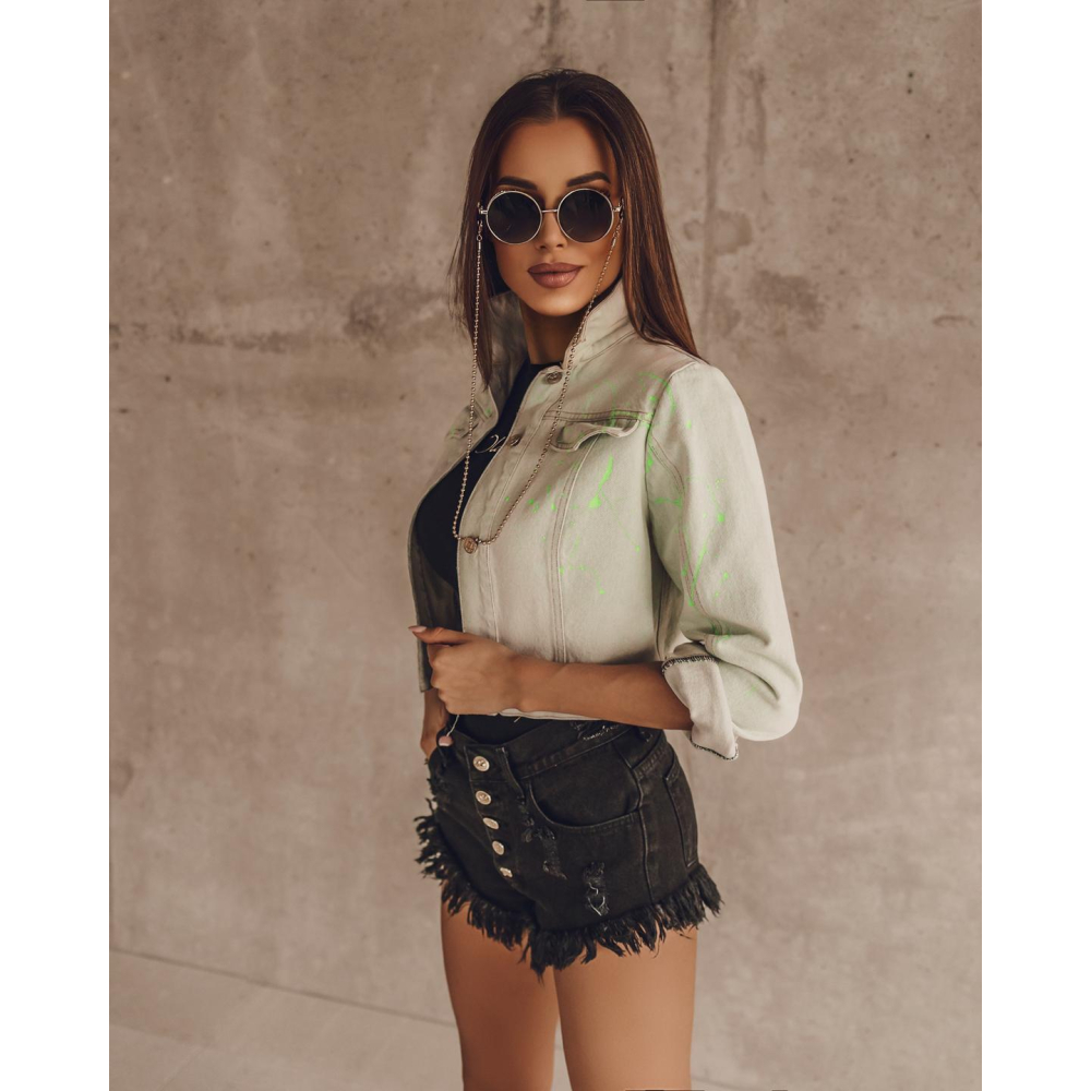 KURTKA KATANA SPLASH JACKET NEON LIME