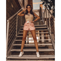 SPODENKI NEON SUMMER BABY PINK