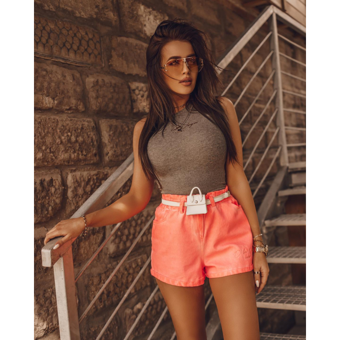 SPODENKI NEON SUMMER NEON MALINA