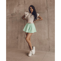 SPODENKI SKIRT PANTS MIĘTA