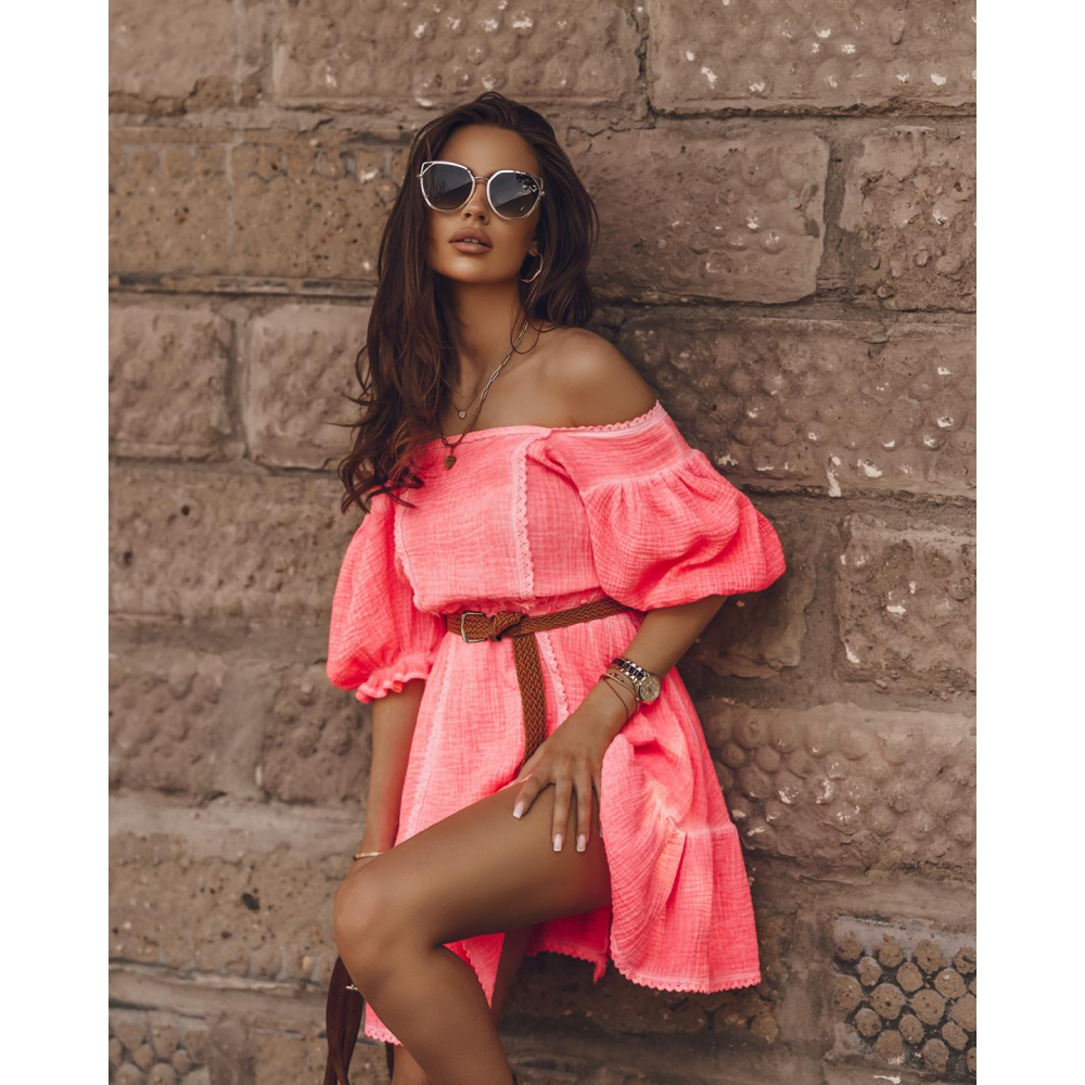 SUKIENKA HOT SUMMER KORAL