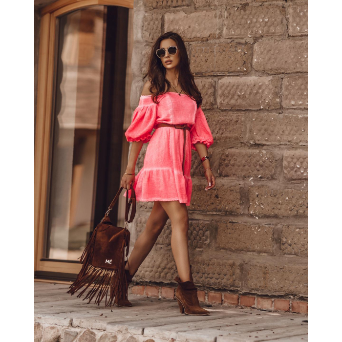 SUKIENKA HOT SUMMER KORAL