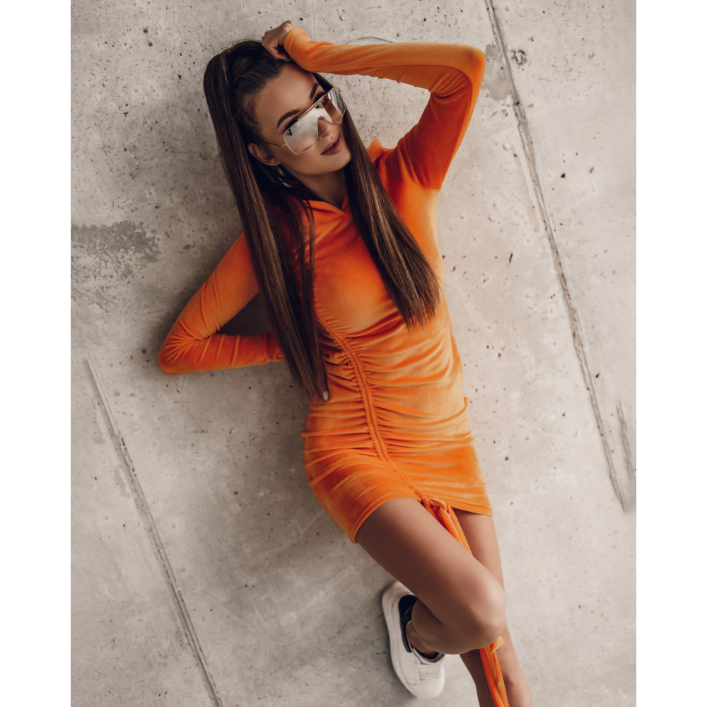 SUKIENKA SOFT DRESS ORANGE