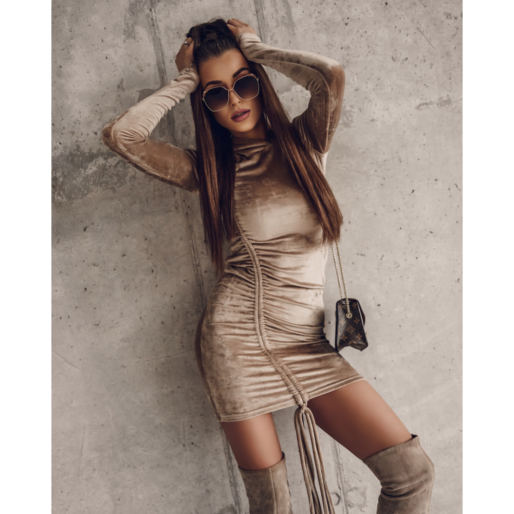 SUKIENKA SOFT DRESS BEŻ