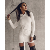 SUKIENKA SOFT DRESS ECRU