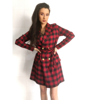 SUKIENKA BALMAIN KRATA RED