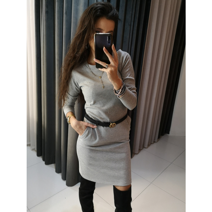 SUKIENKA MONA GRAY