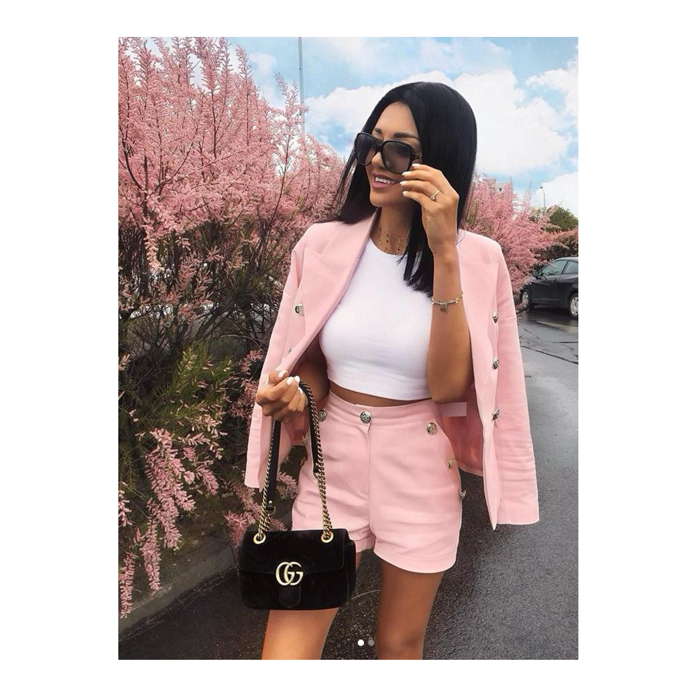 KOMPLET GARNITUR BALMAIN BABY PINK