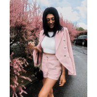 KOMPLET GARNITUR BALMAIN BABY PINK
