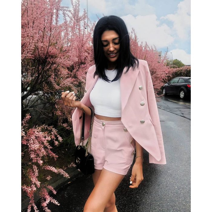 KOMPLET GARNITUR BALMAIN BABY PINK