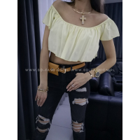 BLUZKA HISZPANKA LANCEL YELLOW