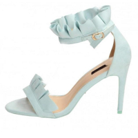 BUTY SZPILKI SANDAŁY BABY BLUE