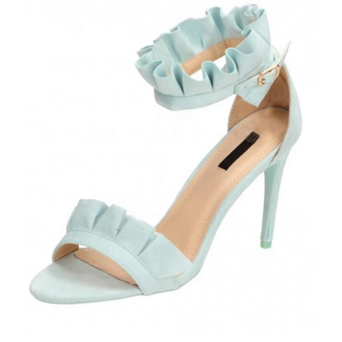 BUTY SZPILKI SANDAŁY BABY BLUE