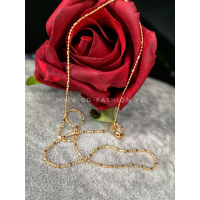 ŁAŃCUSZEK pozłacany 18k