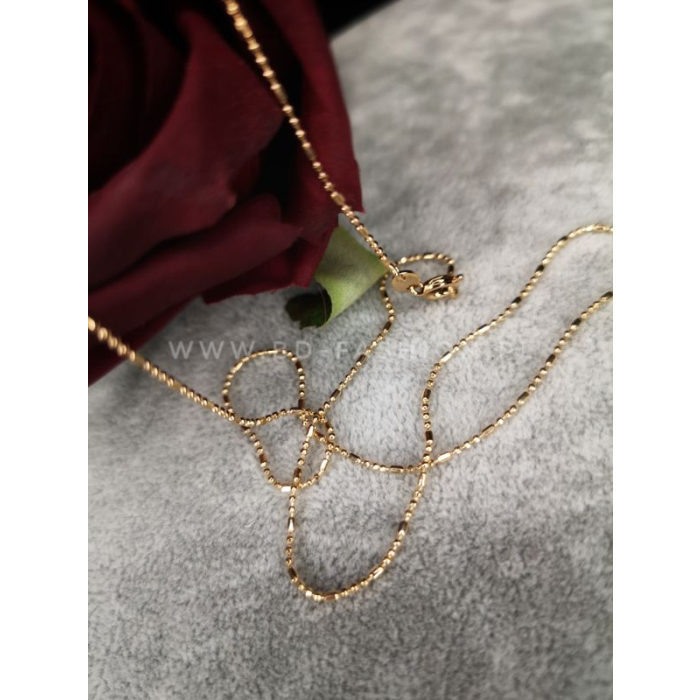ŁAŃCUSZEK pozłacany 18k
