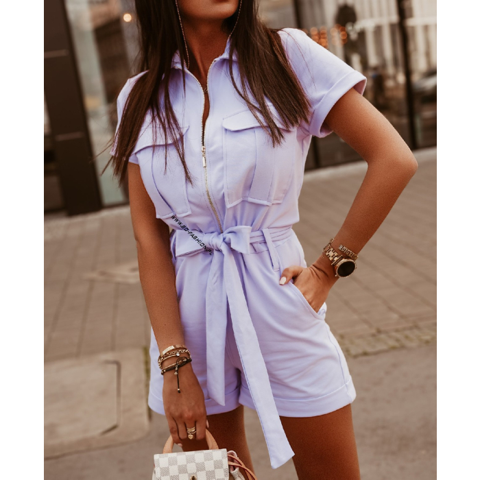 KOMBINEZON NAOMI SHORT LILA