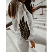 KOMPLET DRES BLACK WINGS GRAY