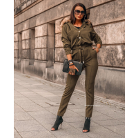 KOMPLET DRES MARISSA KHAKI
