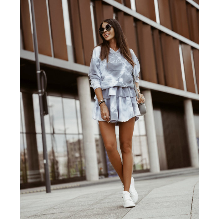 KOMPLET TIE DYE OLV GRAY