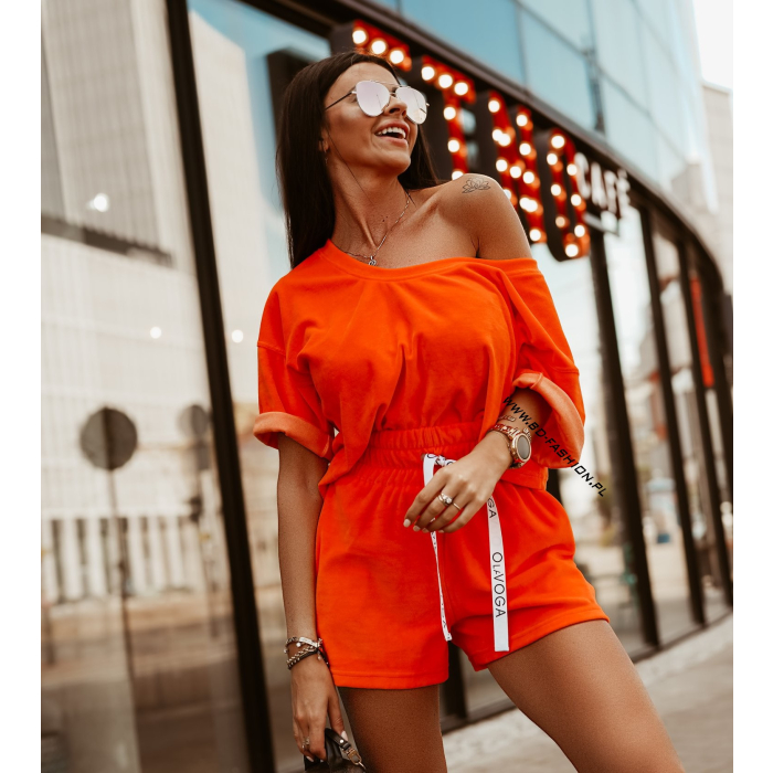 KOMPLET VELVET SET ORANGE