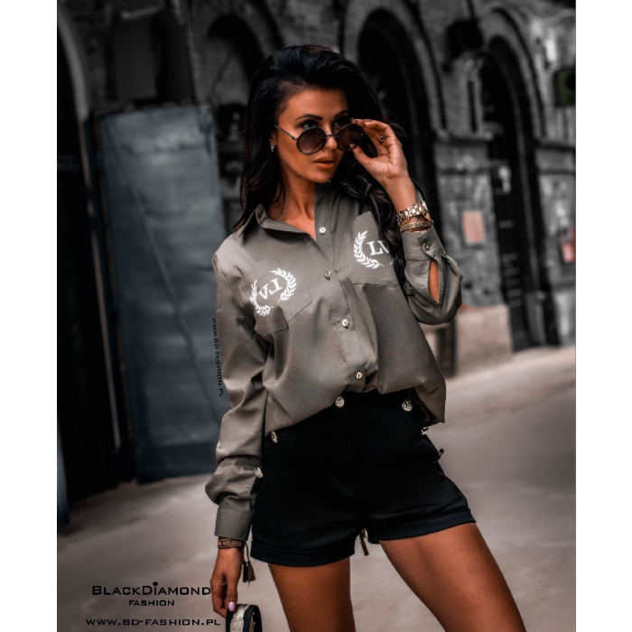 SPODENKI GOLDEN BUTTON BLACK