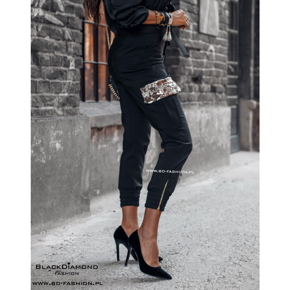 SPODNIE GOLD POCKET BLACK