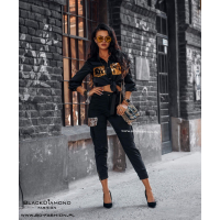 SPODNIE GOLD POCKET BLACK