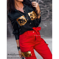 SPODNIE GOLD POCKET RED
