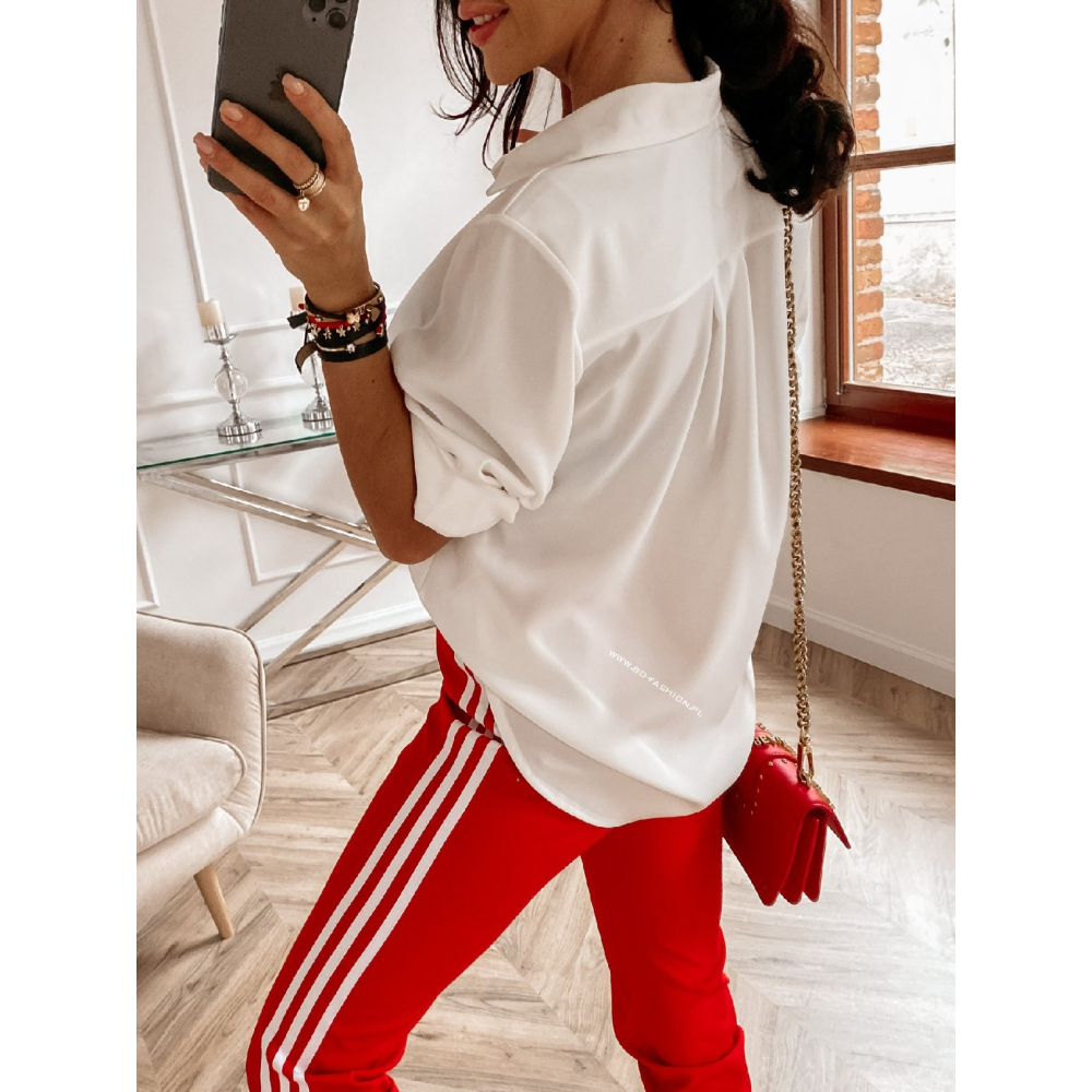SPODNIE TAPE PANTS RED