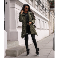 KURTKA PŁASZCZ ICEBERG KHAKI