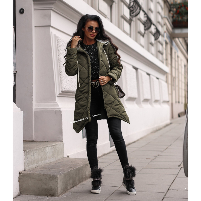 KURTKA PŁASZCZ ICEBERG KHAKI