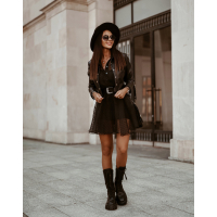 KURTKA LEATHER BLACK