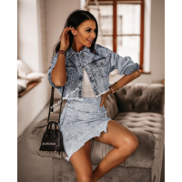 KURTKA KATANA LIGHT BLUE JEANS