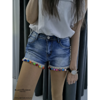 SPODENKI JEANS BOHO