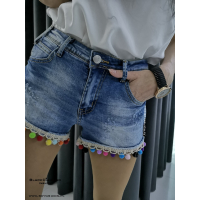 SPODENKI JEANS BOHO