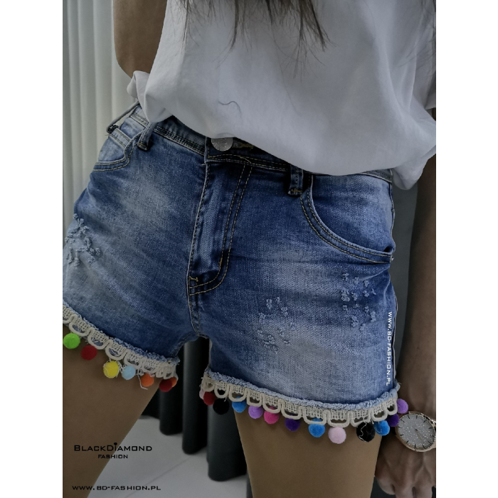 SPODENKI JEANS BOHO