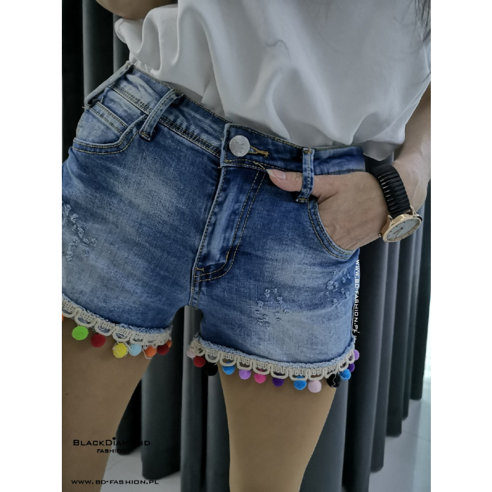 SPODENKI JEANS BOHO