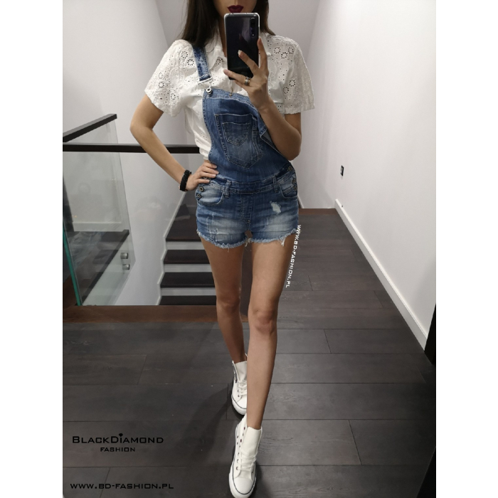 SPODENKI OGRODNICZKI JEANS