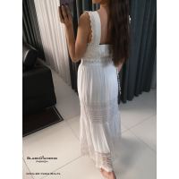 SPÓDNICA BOHO WHITE