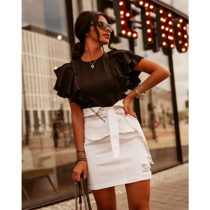 BLUZKA T-SHIRT STELLA BLACK