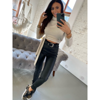 SPODNIE TIED PANTS BLACK